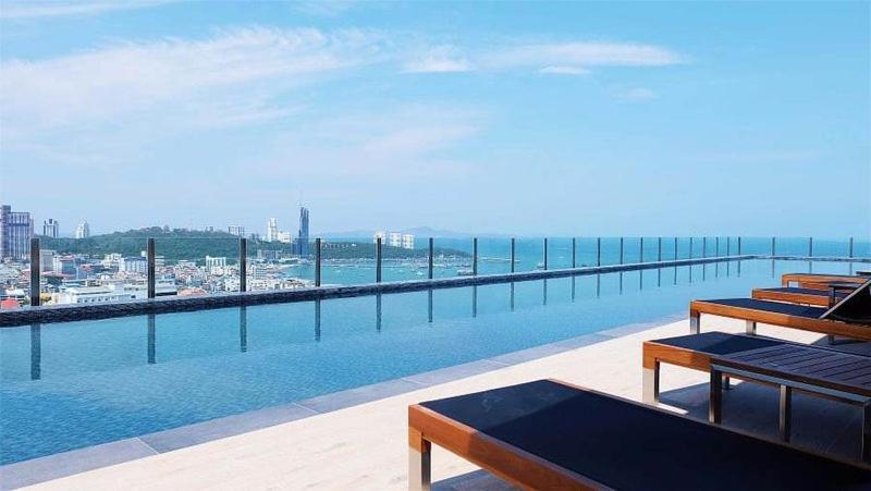 Great Location With Infinity Pool - Central Pattaya Lejlighed Eksteriør billede