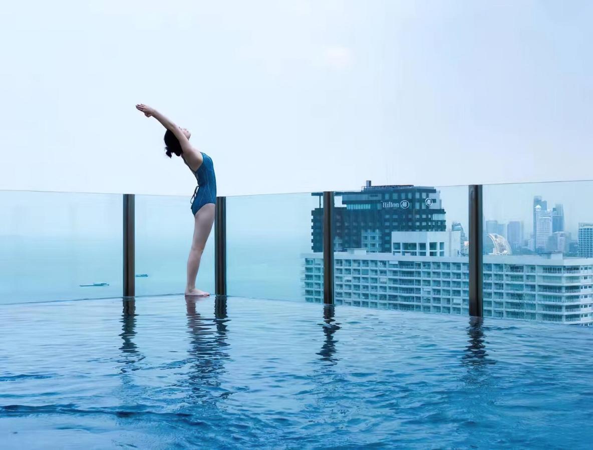 Great Location With Infinity Pool - Central Pattaya Lejlighed Eksteriør billede