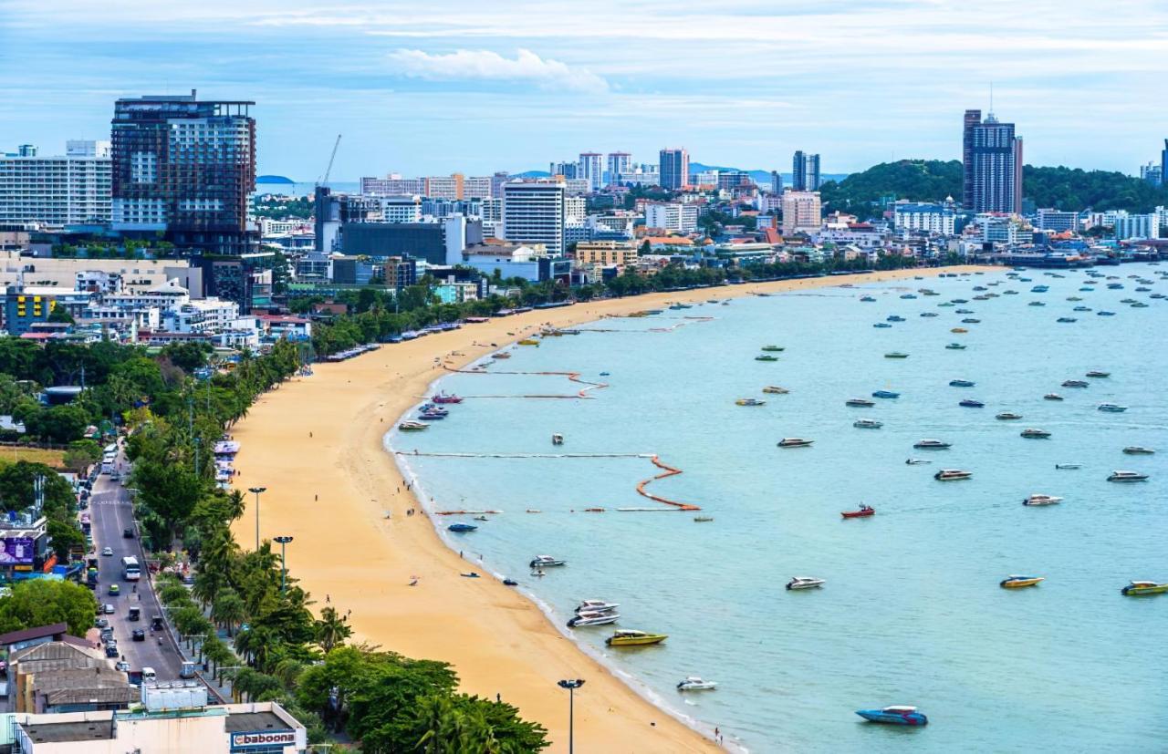 Great Location With Infinity Pool - Central Pattaya Lejlighed Eksteriør billede