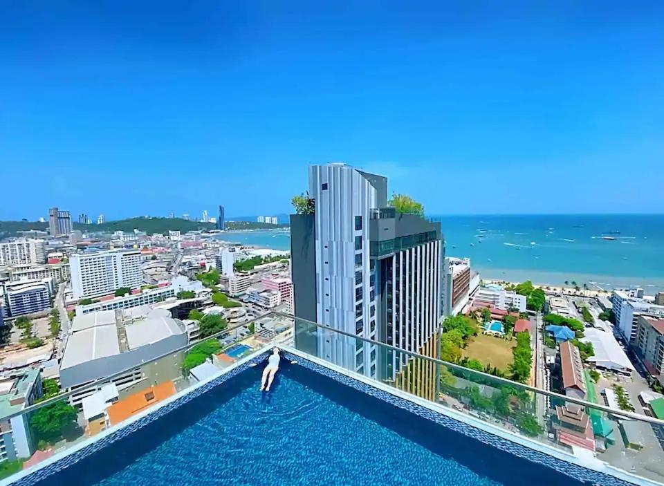 Great Location With Infinity Pool - Central Pattaya Lejlighed Eksteriør billede