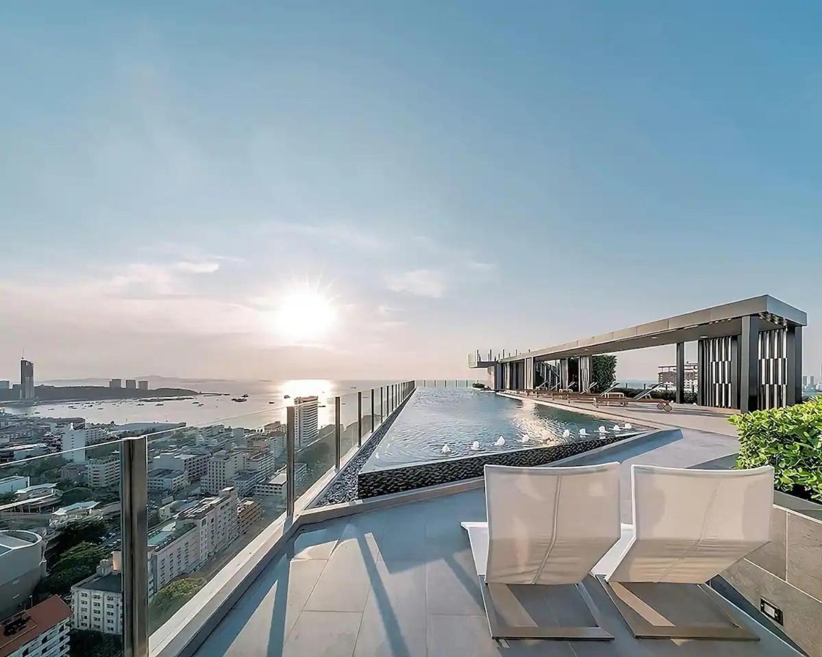 Great Location With Infinity Pool - Central Pattaya Lejlighed Eksteriør billede