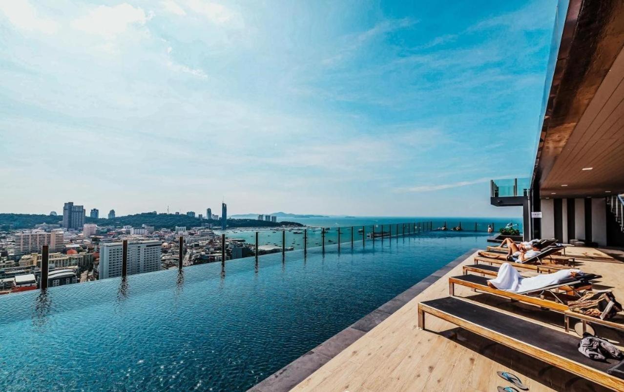 Great Location With Infinity Pool - Central Pattaya Lejlighed Eksteriør billede