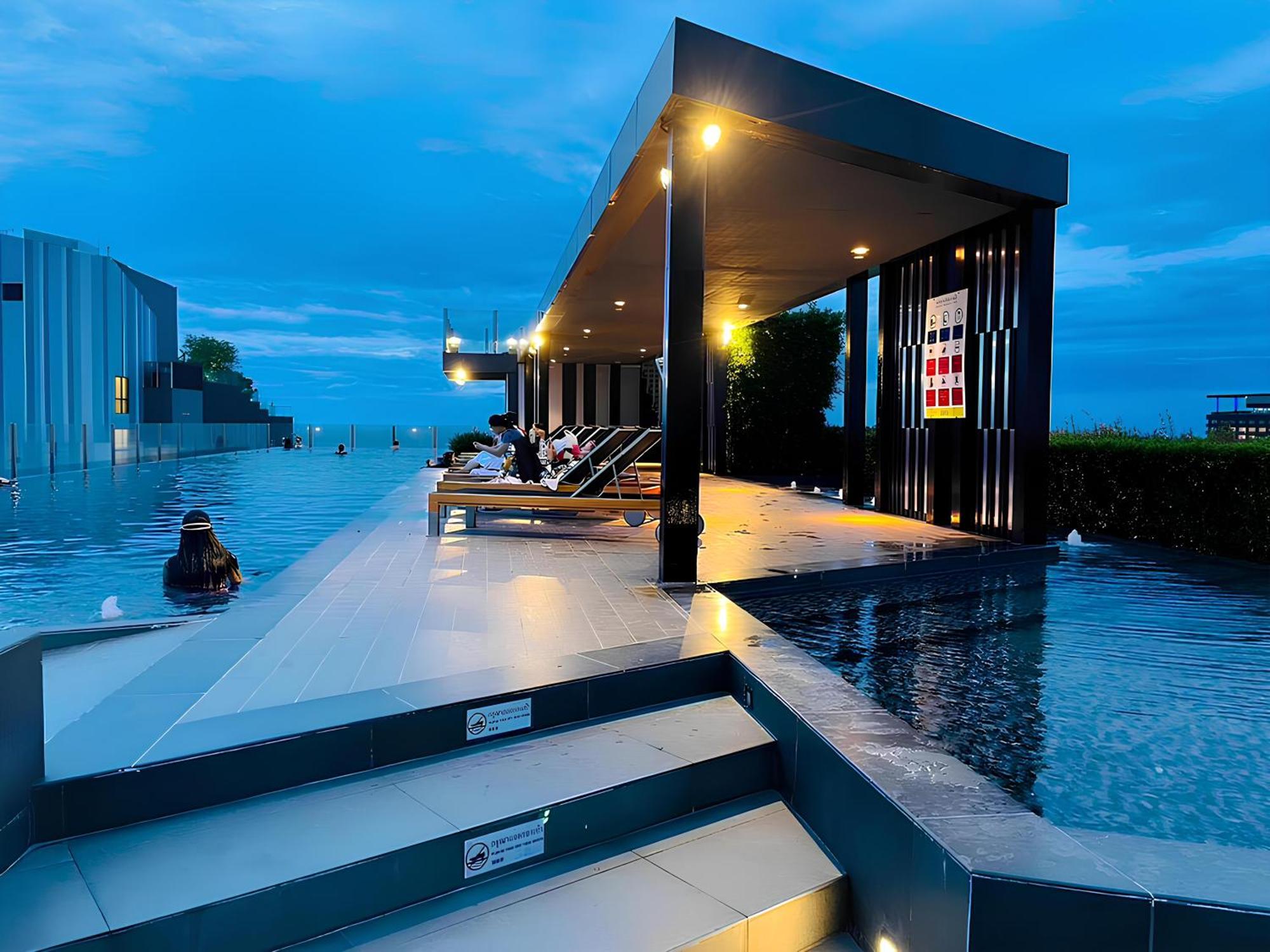 Great Location With Infinity Pool - Central Pattaya Lejlighed Eksteriør billede